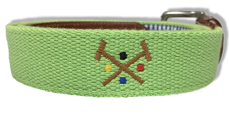 JT Spencer Belt  Crossing Mallets Wintergreen